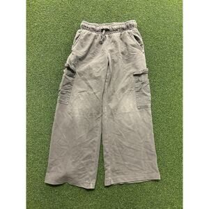 gray cat &jack cargo sweatpants size S 6/7